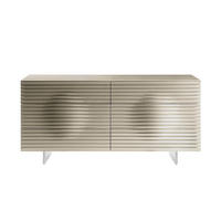 SIDEBOARD HUDSON Beige 160x49x75 cm - Beige, Holzwerkstoff (160/75/49cm) - FURNLUX