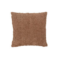 DEKOKISSEN Tierno Furry 45/45/8 cm - Braun, Kunststoff (45/45cm) - Present Time