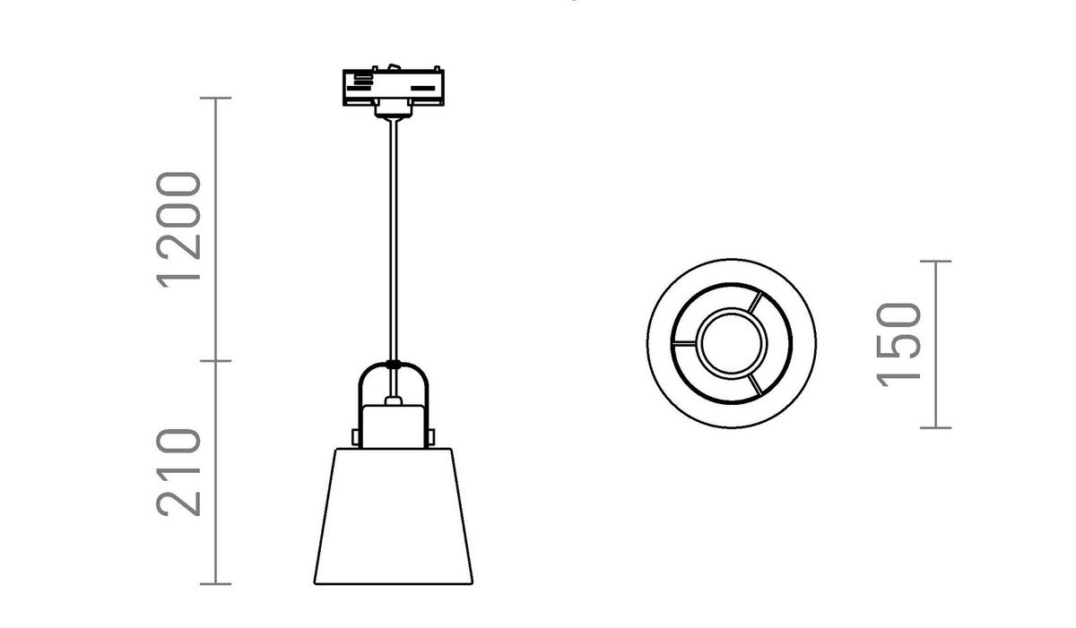 DECKENLEUCHTE CHOUPETTE Schwarzgrau 11 W - Schwarz, Metall (30/30/20cm) - Rendl