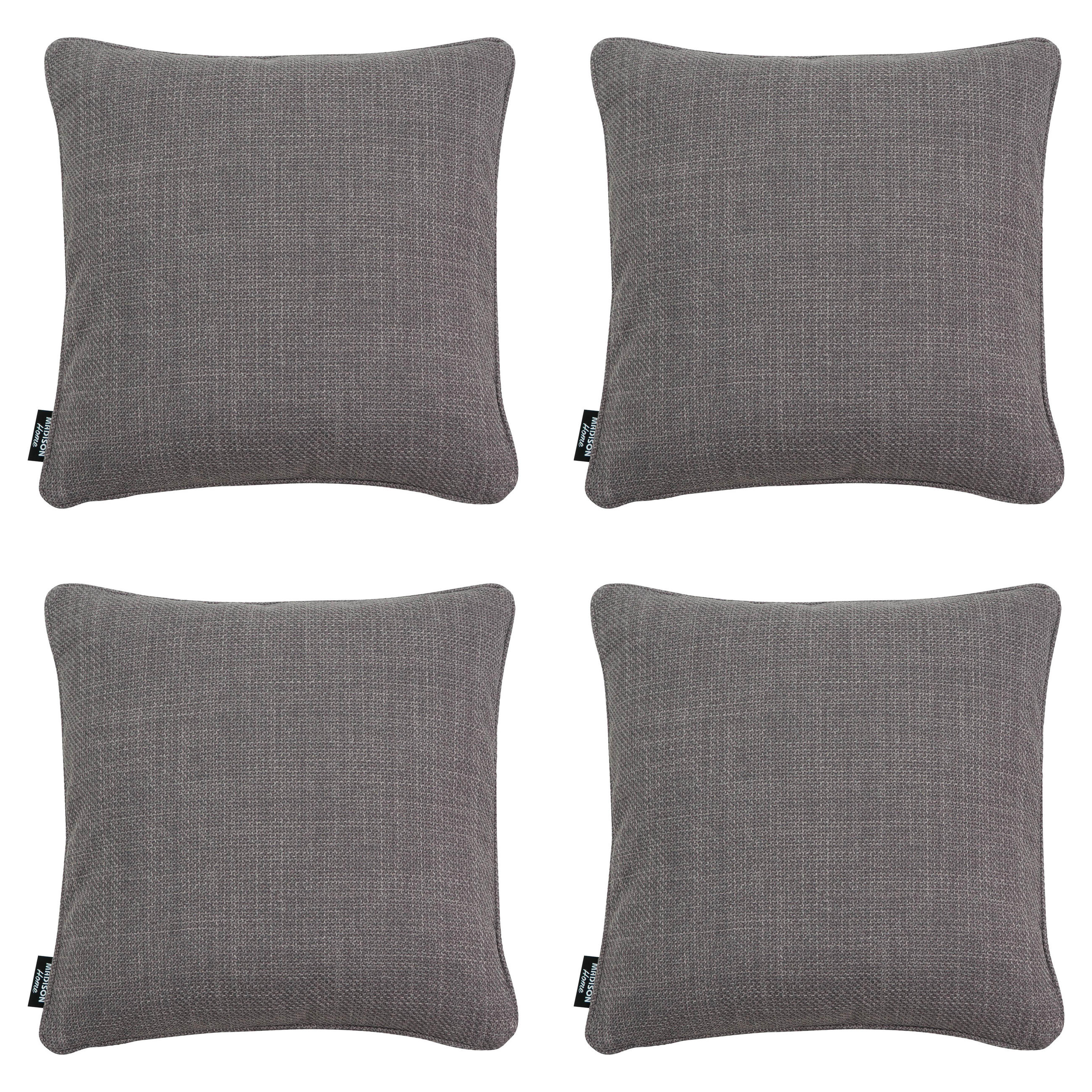 DEKOKISSEN Nola - Lila - 60/60/10 cm - 4er-Set - Lila, Textil (60/60cm) - Madison