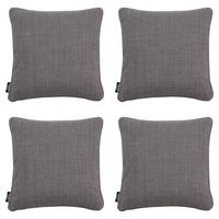 DEKOKISSEN Nola - Lila - 60/60/10 cm - 4er-Set - Lila, Textil (60/60cm) - Madison