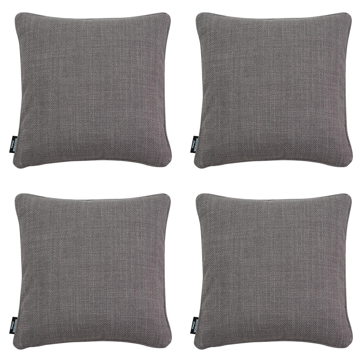 DEKOKISSEN Nola - Lila - 60/60/10 cm - 4er-Set - Lila, Textil (60/60cm) - Madison