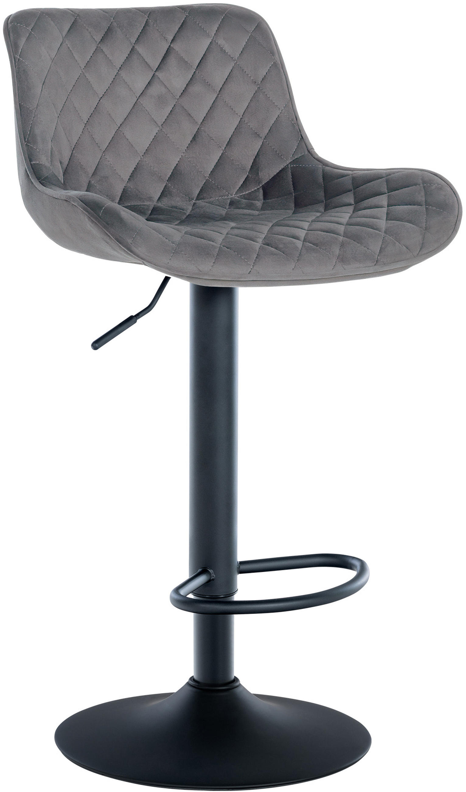 TPFLiving Barhocker Grau 48x105x54 cm