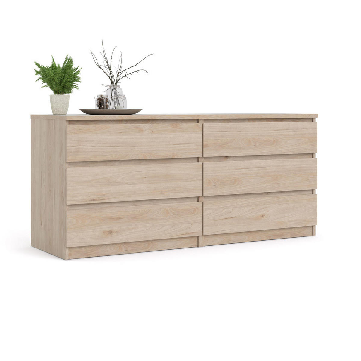 KOMMODE Braun - Braun, Holzwerkstoff (154/71/50cm) - ebuy24