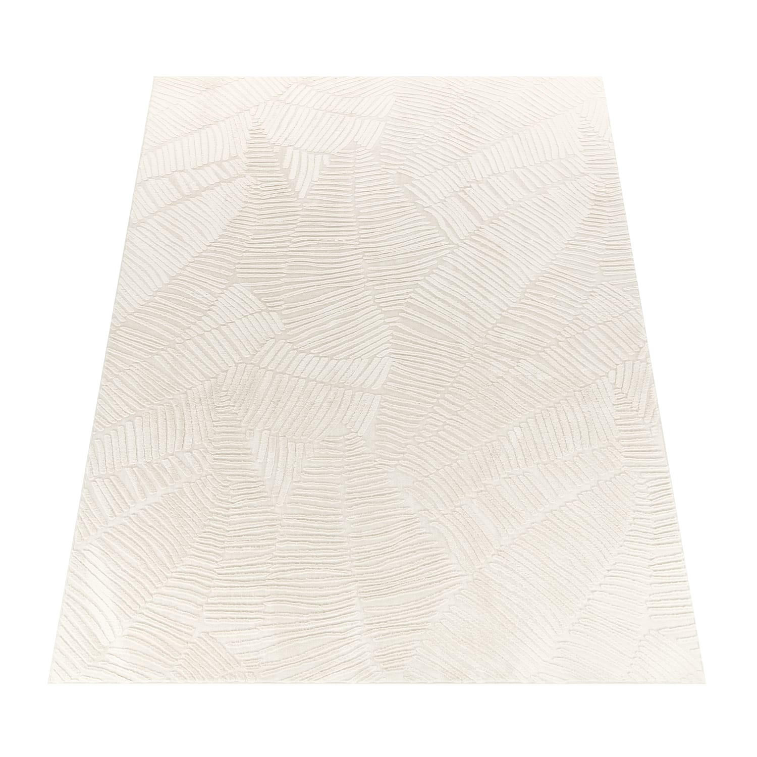 KURZFLORTEPPICH 120/160 cm Lelystad 525 - Creme, Kunststoff (120/160cm) - Paco Home