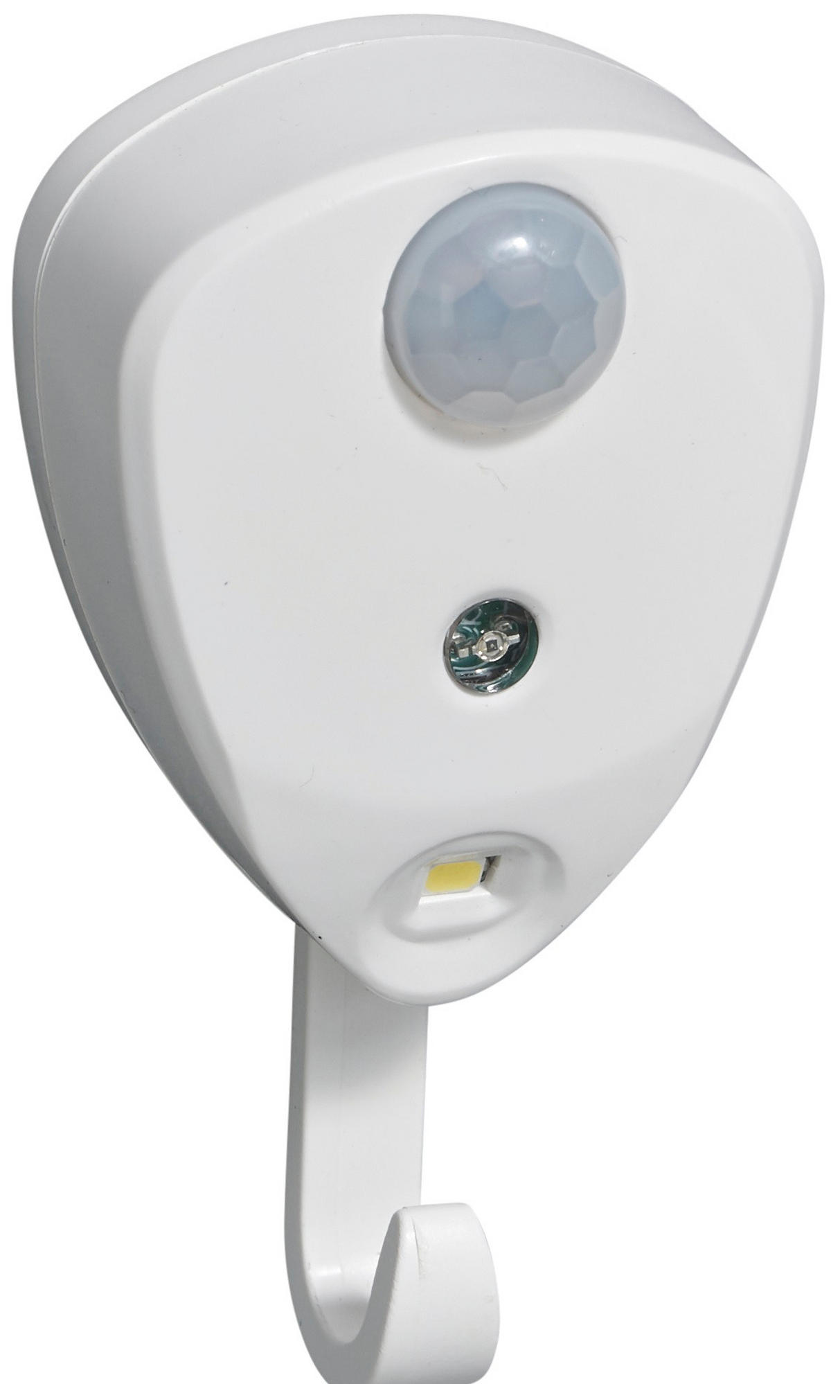 LED-SENSORLEUCHTE - Schlüsselaufhänger mit Bewegungsmelder und Dämmerungssensor für Flur und Eingangsbereich - Weiß, Kunststoff (2.5/3.7/7.1cm) - Northpoint