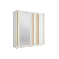 KLEIDERSCHRANK Weiß 205/215/62 - Weiß, Holzwerkstoff (205/215/62cm) - RAUMHIRSCH FURNITURE