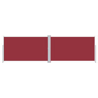 SEITENMARKISE Ausziehbar Rot 180x600 cm - Rot, Textil (600/180/600cm) - furnicato