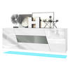 SIDEBOARD Houston Graphit Seidenmatt - Graphitfarben, Holzwerkstoff (178/57.5/38.5cm) - Vladon