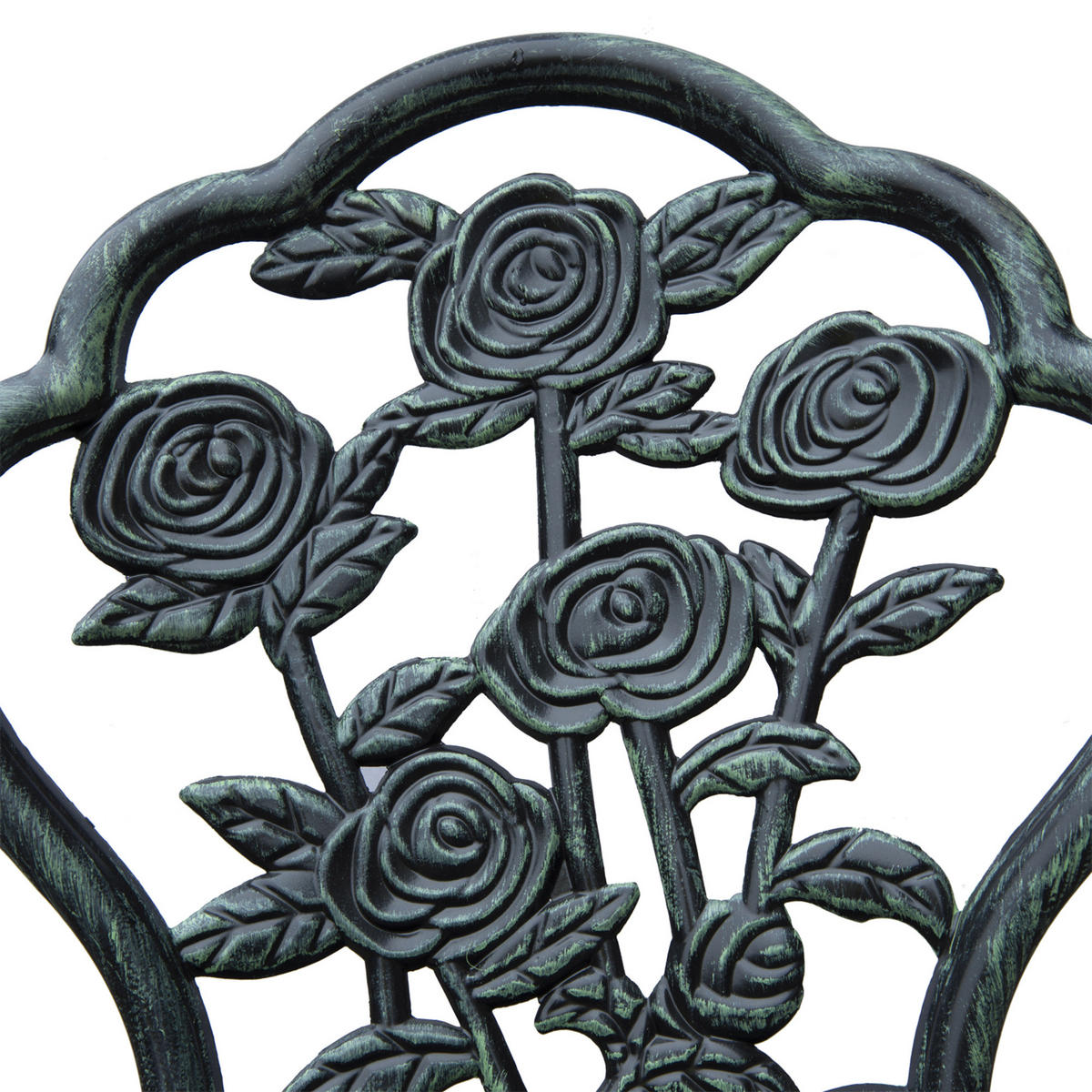 GARTENMÖBEL Set, Gussaluminium, Grün - Grün, Metall - Outsunny