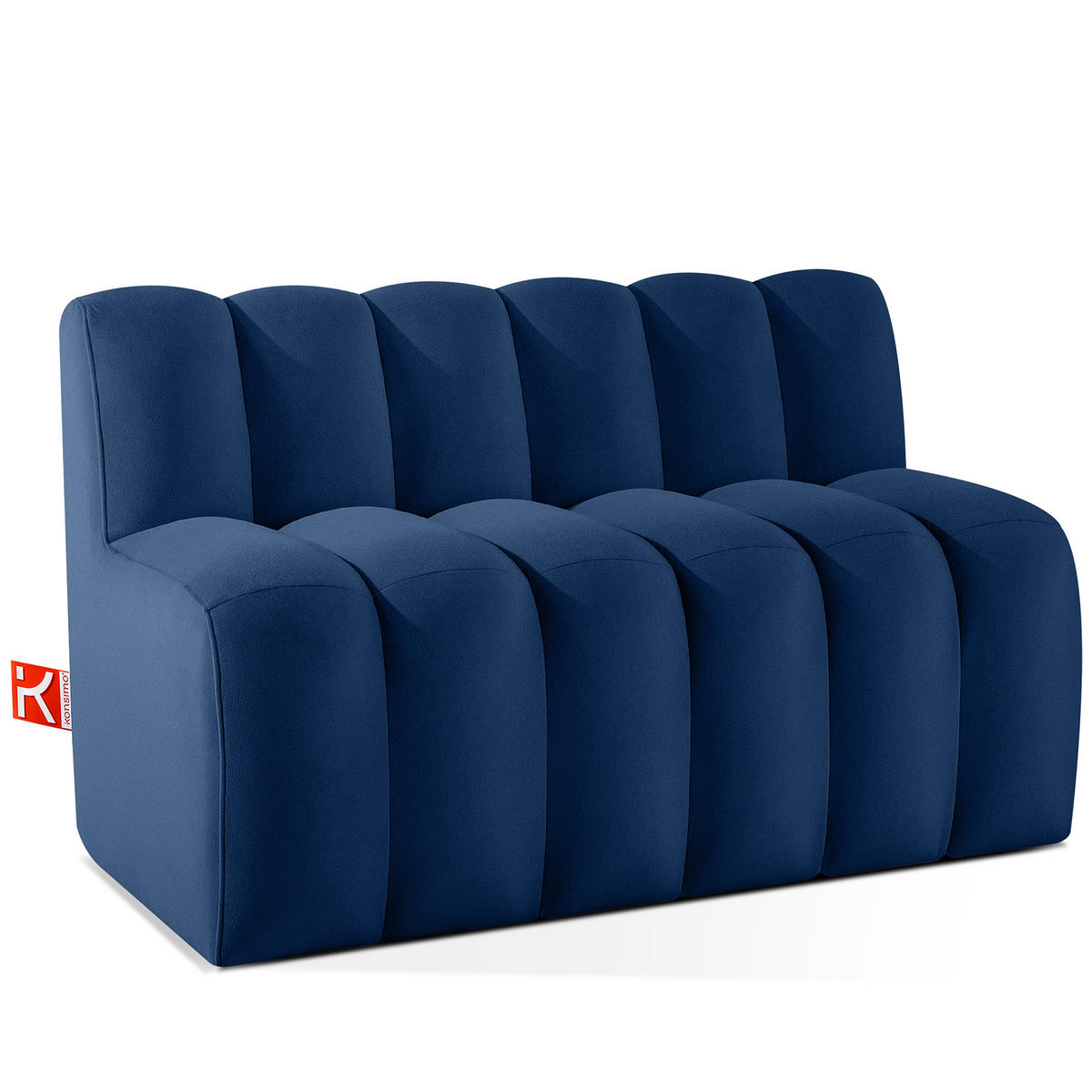 ESSZIMMERBANK CORDA, Dunkelblau - Dunkelblau, Holz/Holzwerkstoff (123/78/71cm) - KONSIMO®