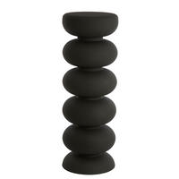 SÄULE Kobodo Schwarz Ø35/100 cm - Schwarz, Metall (35/35/100cm) - Light & Living