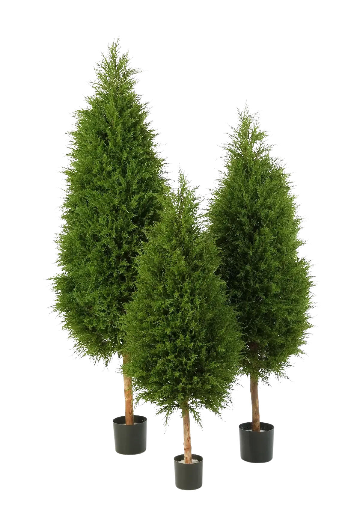 KUNSTBAUM Künstliche Zypresse - Pepe 120 cm - Grün, Kunststoff (120cm) - aplanta