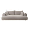 SCHLAFSOFA Ovo Dunkelbeige Boucle - Sandfarben, Textil (250/93/110cm) - Selsey