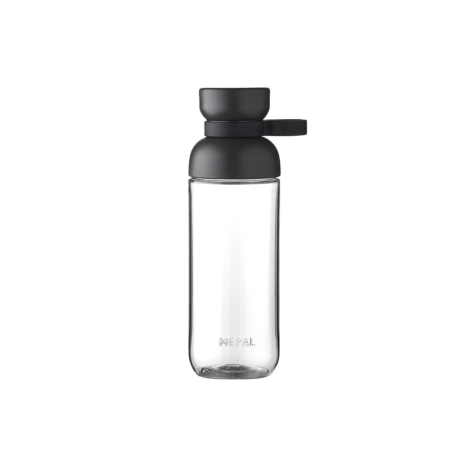 TRINKFLASCHE Vita Nordic Black 500 ml - Schwarz, Glas/Kunststoff (0.5L) - Mepal