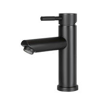 WASCHTISCHARMATUR Bachorw 14.6/4.6/17.4 cm - Schwarz, Metall (4.6/17.4/14.6cm) - ZMH