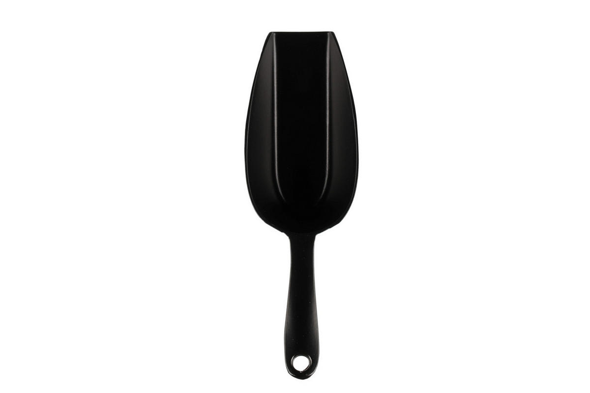 LEBENSMITTELSPATEL Küchenhelfer 30 cm - Schwarz, Metall (5.5/17.5/3.3cm)