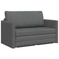 SCHLAFSOFA 110Cm Dunkelgrau Stoff - Grau, Textil (71/78/124cm) - vidaXL