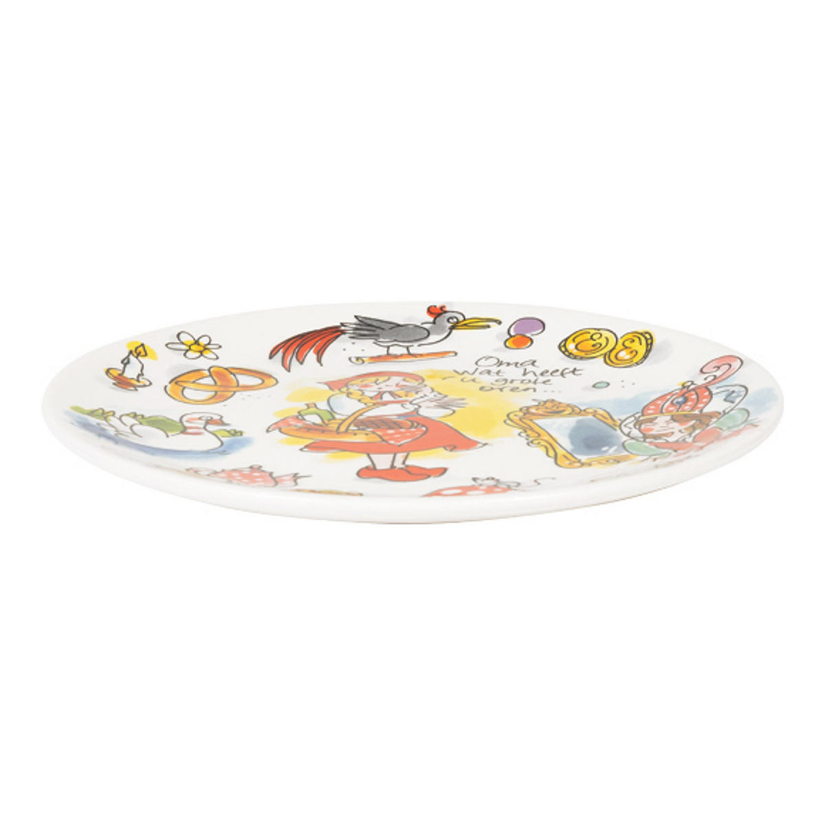 TELLER Efteling Rotkäppchen in Bunt - 18cm - Multicolor, Keramik (18/18/2cm) - Blond Amsterdam