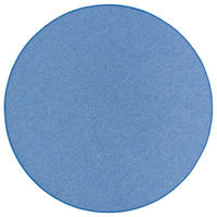 FEINSCHLINGEN VELOUR TEPPICH STRONG RUND - Blau, Textil (100/100cm) - Snapstyle