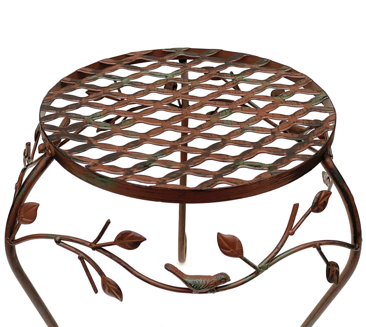 BLUMENHOCKER Metall Braun 35/35/35 cm - Braun, Metall (35/35/35cm) - DanDiBo