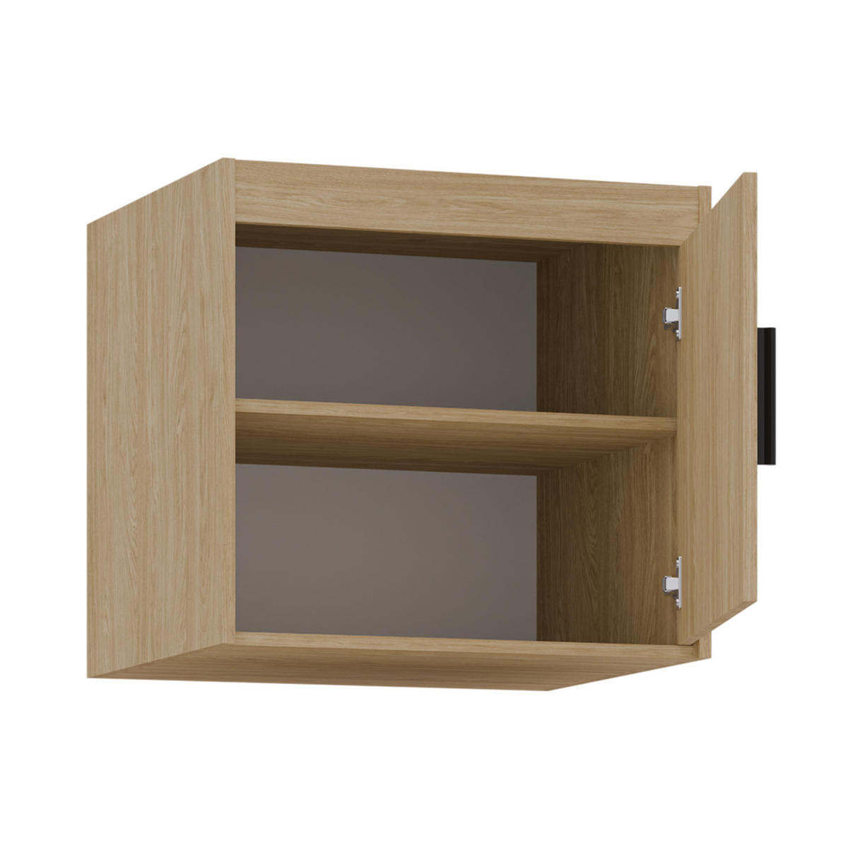 AUFSATZSCHRANK Storicos Geölte Eiche 59,9/55/53 cm - 1T Modern - Eichefarben, Holzwerkstoff/Kunststoff (60/55/53cm) - AX Living