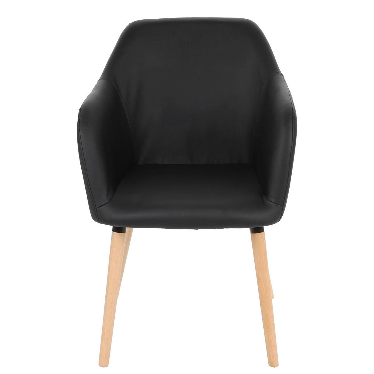 ESSZIMMERSTUHL Schwarz - Schwarz, Textil (58/88/64cm) - MCW