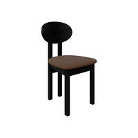 ESSZIMMERSTUHL Divo III - Schwarz/Braun, Holz/Textil (47/85/48cm) - MIRJAN24