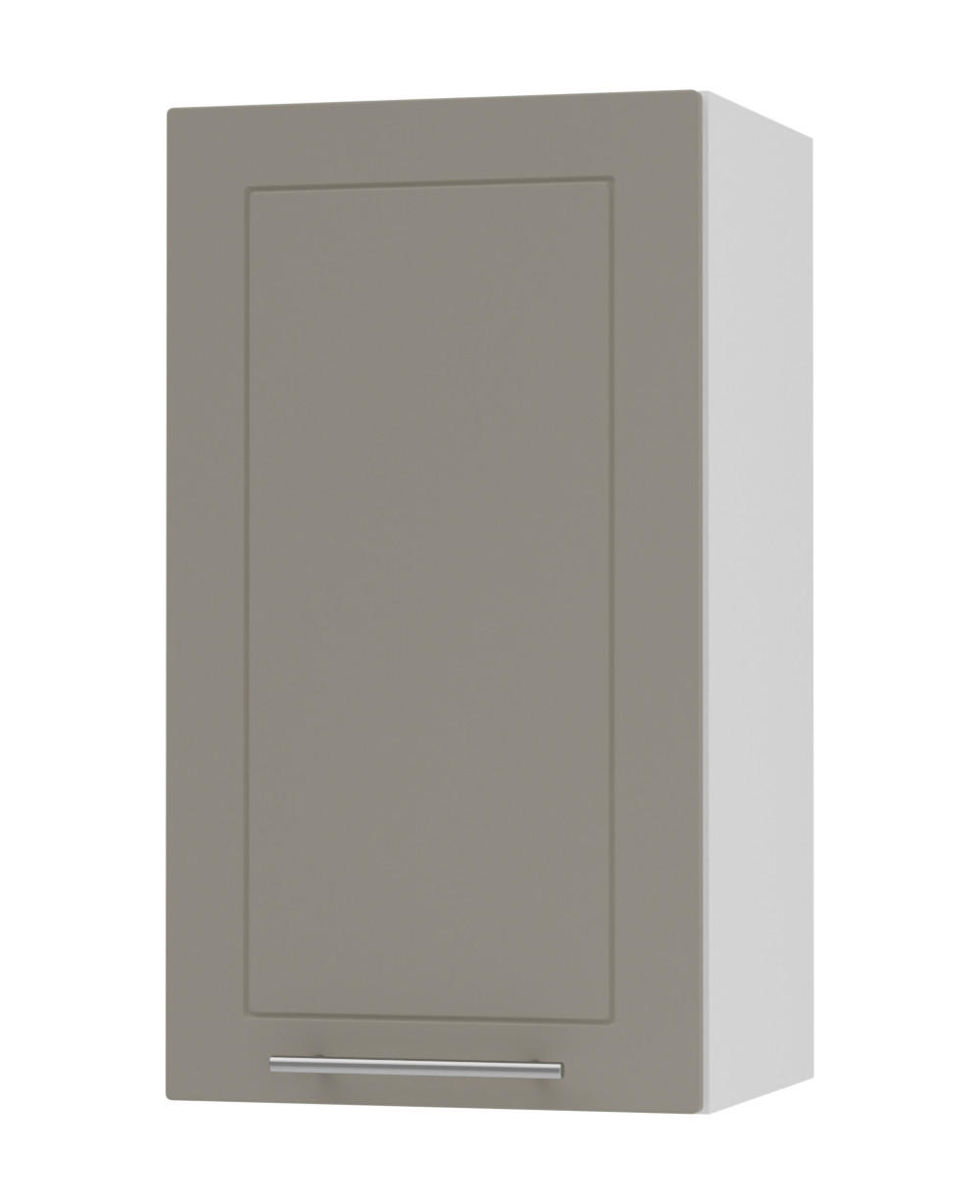 Feldmann-Wohnen Küchenhängeschrank Beige, Weiß 40x72x32.5 cm