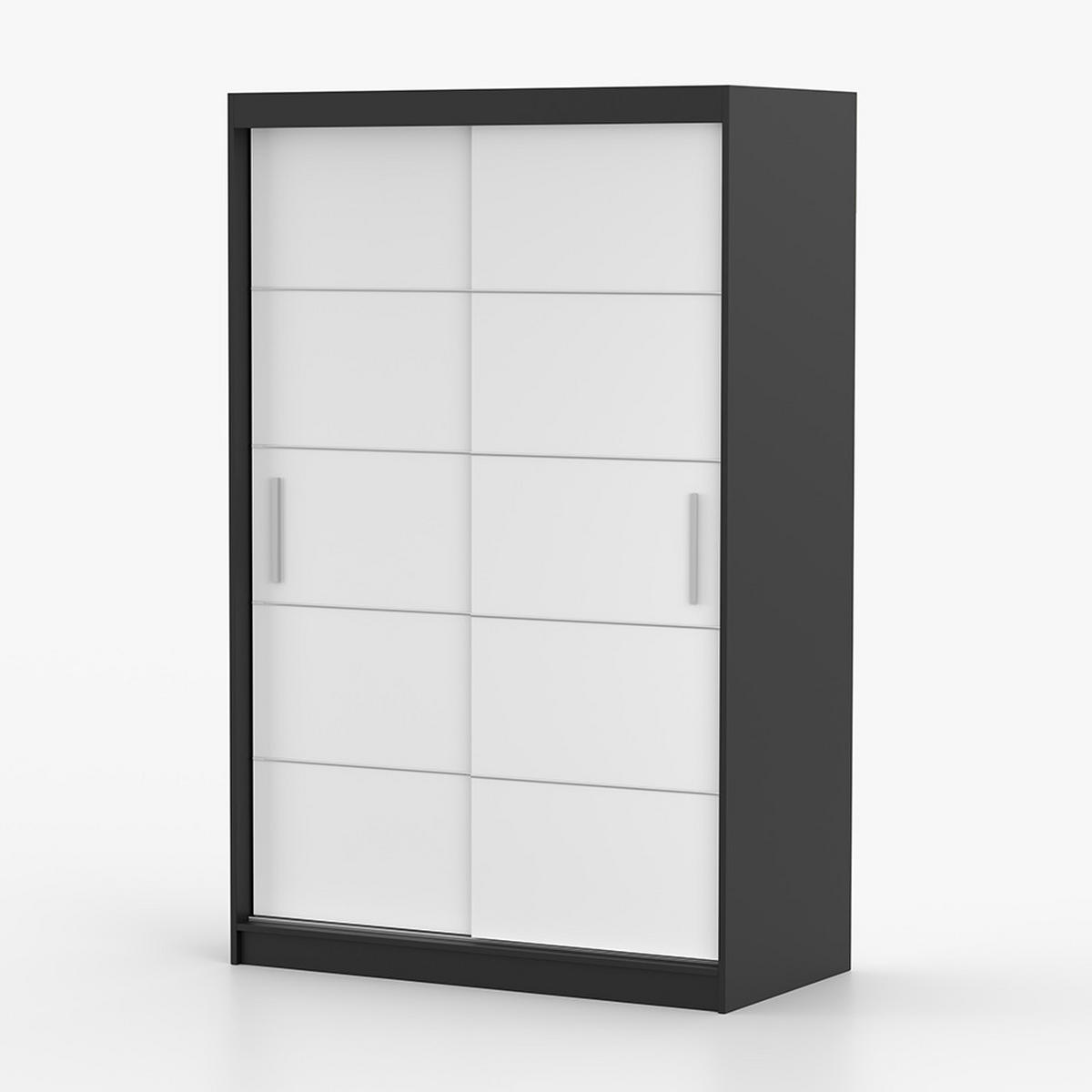 SKŘÍŇ s otočnými dveřmi Neomi 06 120 cm 120/200/61 cm, 2dveřová, bílý - bílá, kompozitní dřevo (120/200/61cm) - imoebel24