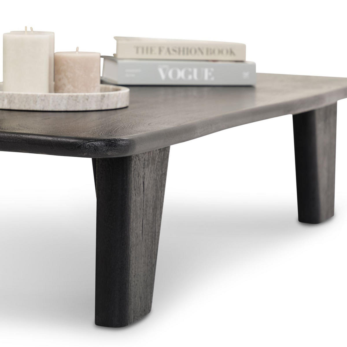 COUCHTISCH BIHAR schwarz - Schwarz, Holz (60/140/27cm) - IDIMEX