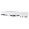 TV-LOWBOARD A180 MDF mit RGB LED Beleuchtung - Alufarben/Weiß, Holzwerkstoff/Kunststoff (180/30/33cm) - MIRJAN24