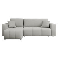 ECKSOFA Furyn - Schwarz/Grau, Holz/Kunststoff (244/145cm) - MIRJAN24