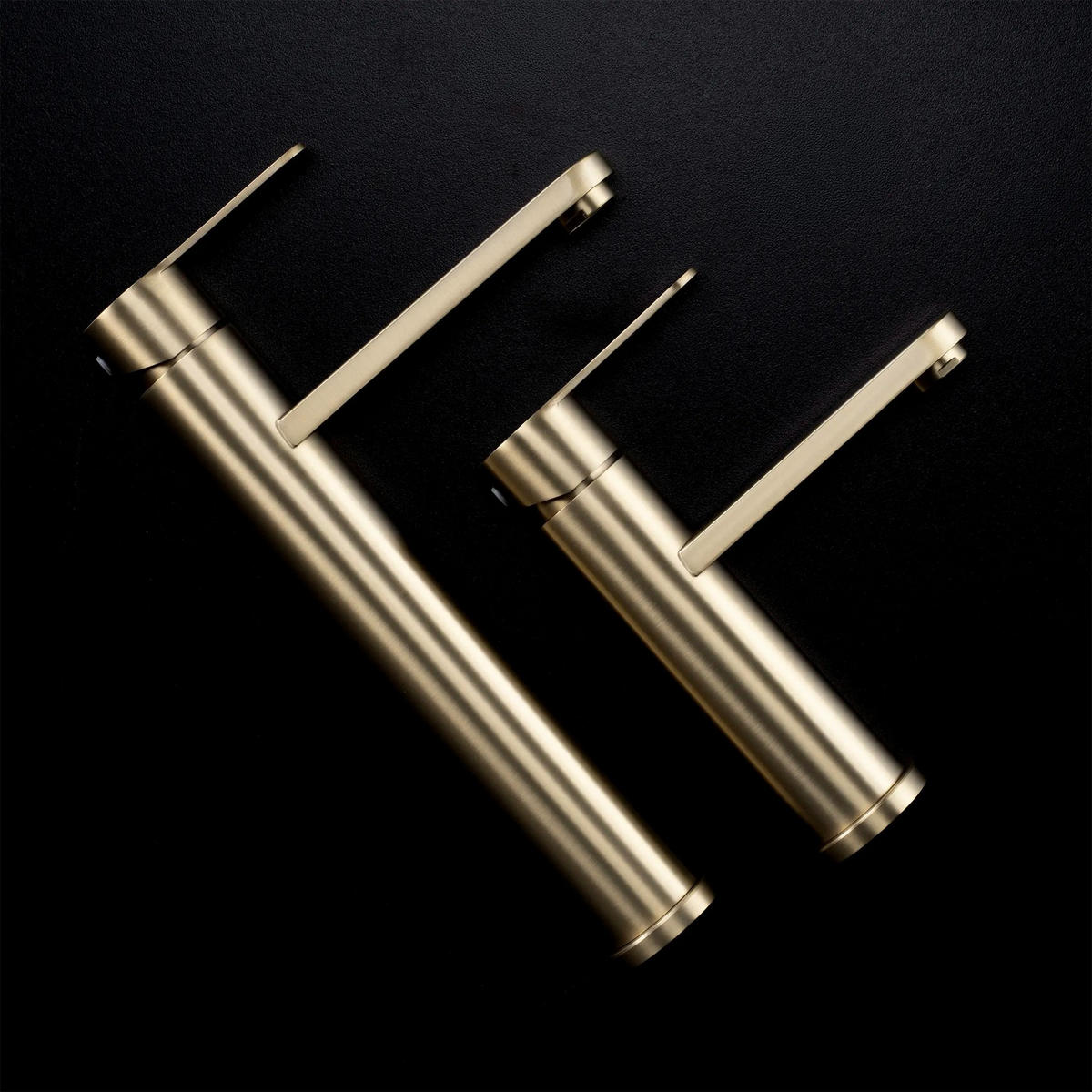 WASCHBECKENARMATUR Rea Arcos Brush Gold - Goldfarben, Metall (20/29/11.7cm) - REA