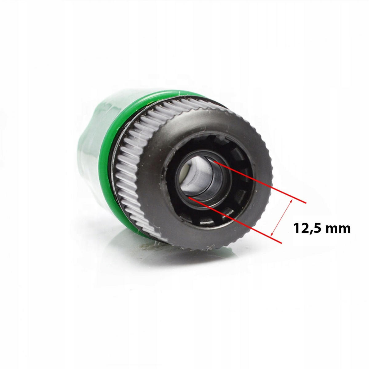 SCHLAUCH Saugschlauch - 5 m, 13 mm 1/2", 2 mm Wandstärke, max. 21 bar, PVC verstärkt, 2x Schnellkupplung 1/2" - Multicolor, Kunststoff/Metall (10/10/10cm)