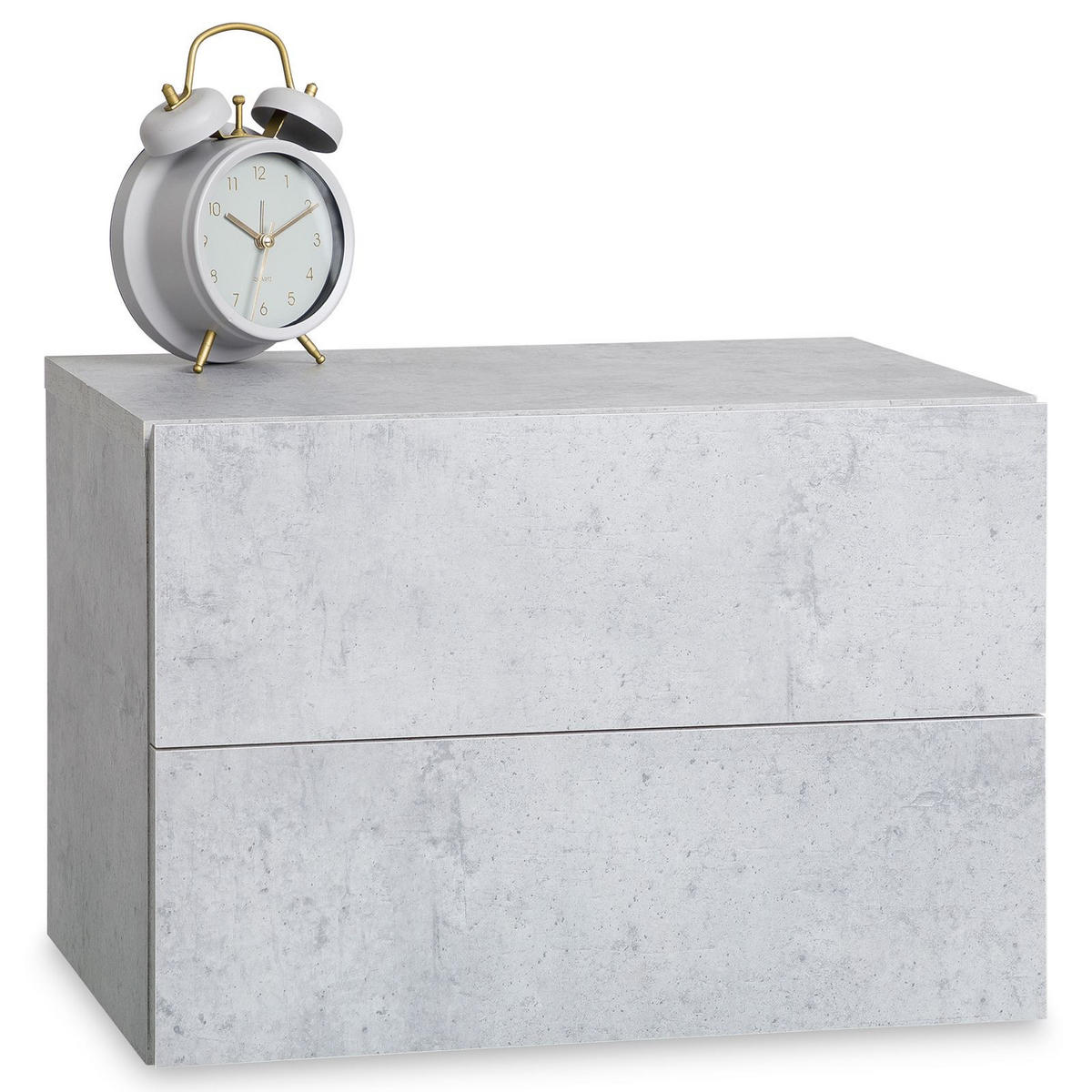 HÄNGENDER NACHTTISCH ANNI - Grau, Holzwerkstoff (42/29/30cm) - CARO-Möbel