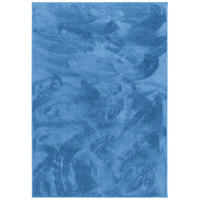 LUXUS SUPER SOFT HOCHFLOR LANGFLOR TEPPICH DELUXE - Blau, Textil (200/250cm) - Snapstyle