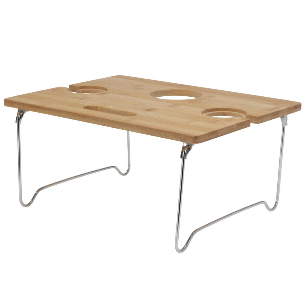 TISCHTABLETT aus Bambus Braun 38/28/18 cm - Braun, Naturmaterialen (28/18/38cm) - La Cucina