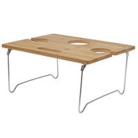 TISCHTABLETT aus Bambus Braun 38/28/18 cm - Braun, Naturmaterialen (28/18/38cm) - La Cucina