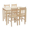 ESSZIMMER-SET Braun - Braun, Holz (108/86/64cm) - MCW