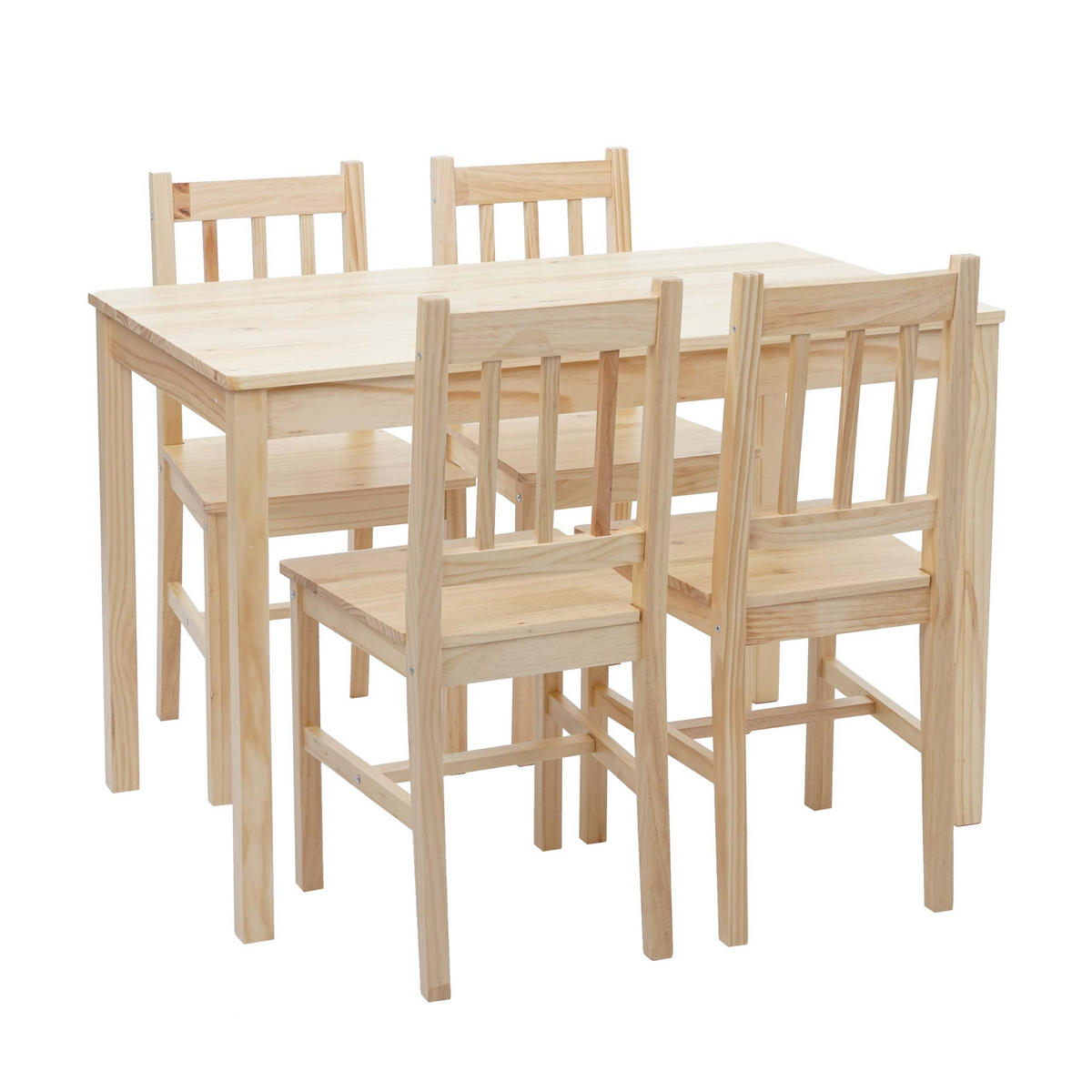 ESSZIMMER-SET Braun - Braun, Holz (108/86/64cm) - MCW