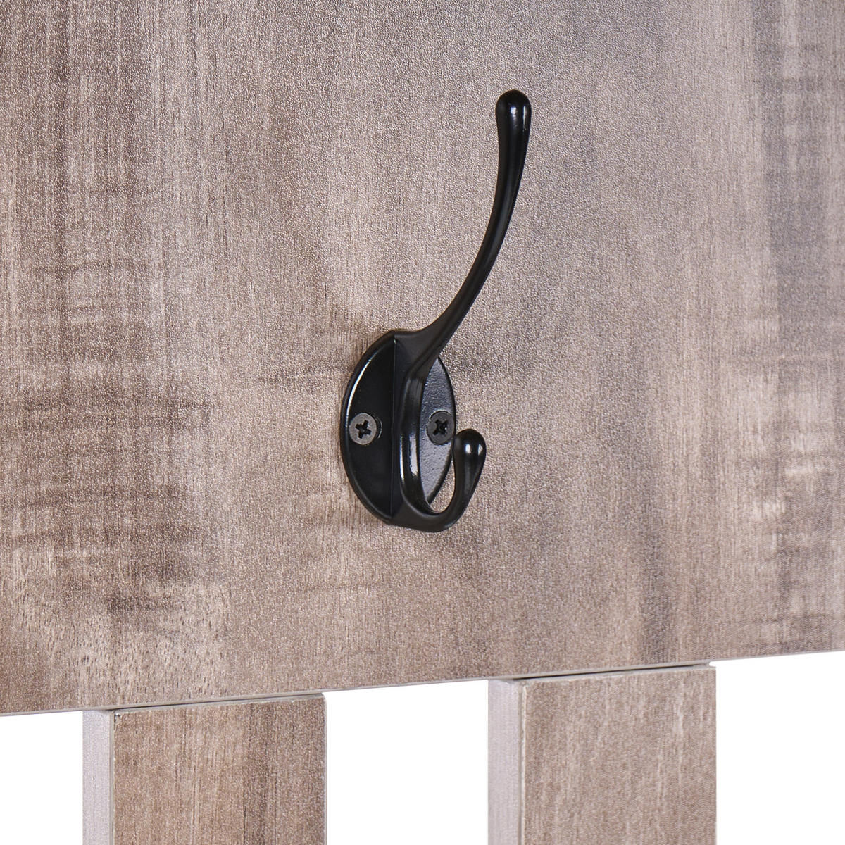 ORGANIZATOR ZA ČEVLJE s stojalom za oblačila temno rjava Deniliquim - rjava, leseni material (80/170/35cm) - Beliani
