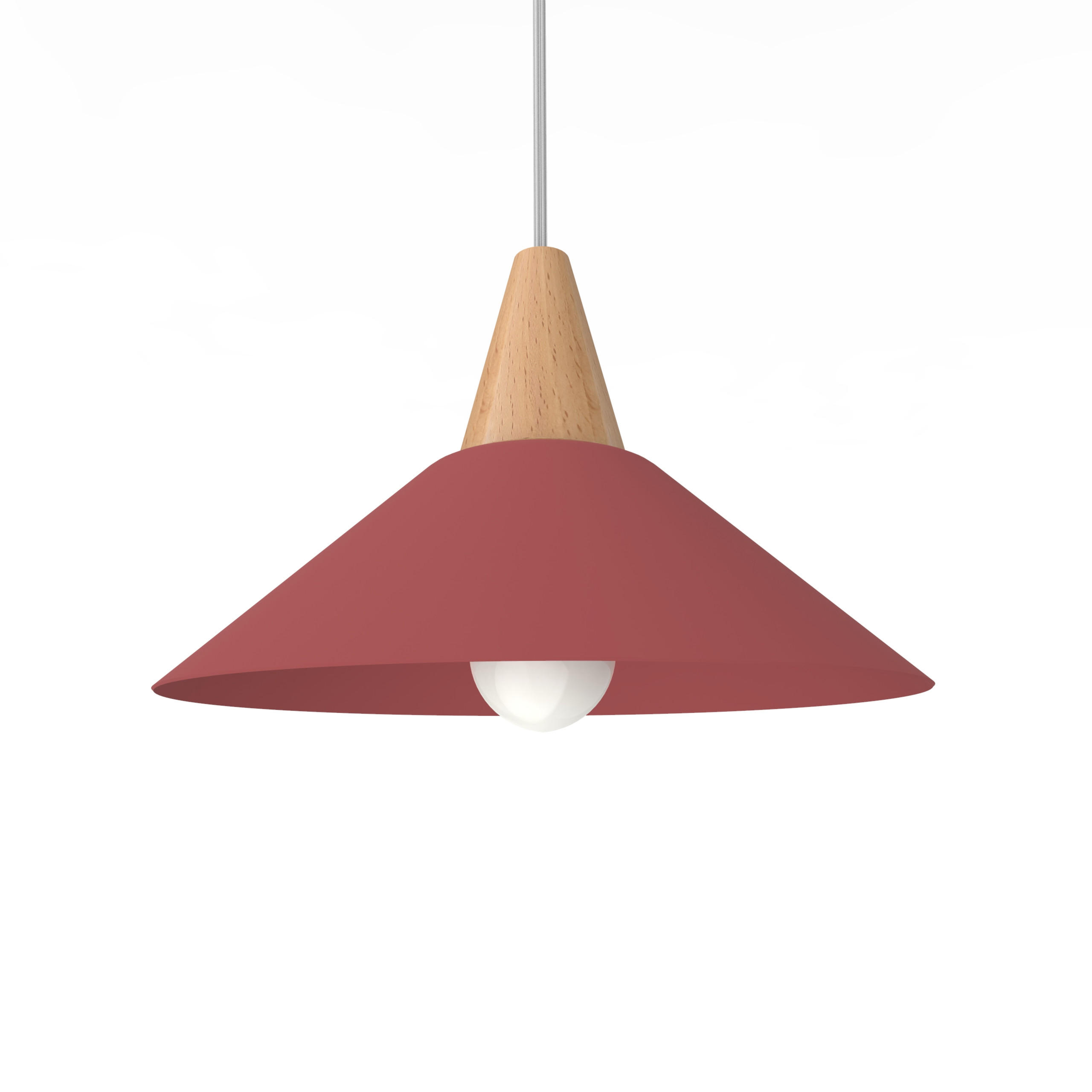 Lumicom Hängeleuchte Rot 25x16x25 cm