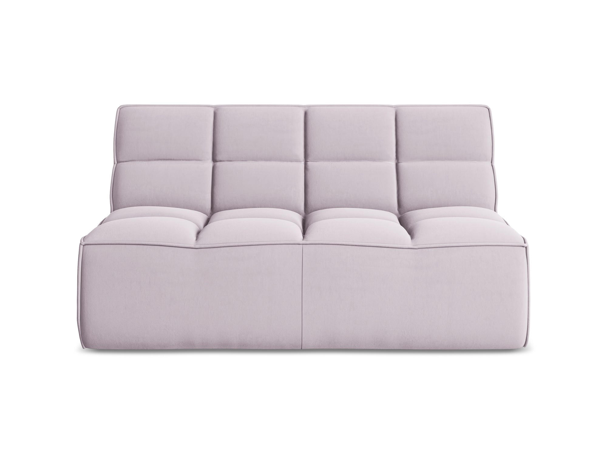 2-SITZER-SOFA Samt Stoff Violett - Lila/Flieder, Kunststoff/Textil (160/75/93cm) - Makamii
