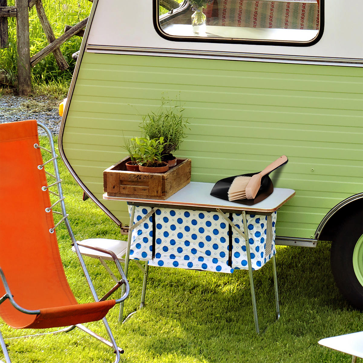 KEHRGARNITUR - Multicolor, Holz/Textil (21.5/6/33cm) - Relaxdays