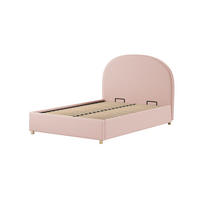 BETTGESTELL MOON Rosa 148x214x115 cm - Pink, Holz - FURNLUX