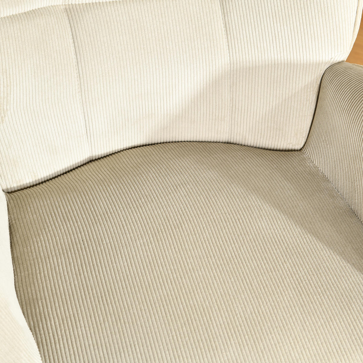 SESSEL Stoff grau - Kirschbaumfarben/Grau, Holz/Textil (61/92/69cm) - Urban Meuble
