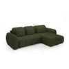 ECKSOFA Caria Mit Schlaffunktion - Grün, Holzwerkstoff/Textil (304/190cm) - Fun Möbel
