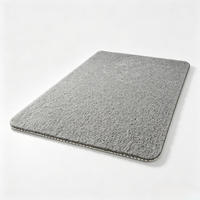 DUSCHMATTE – 53 x 53 cm – Grau – Atmungsaktiv - Grau, Kunststoff (27/27cm)