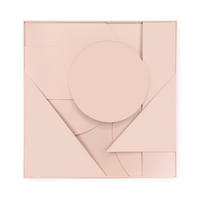 LEINWANDBILD - 80x80cm - Rosa - Pink, Wellpappe (80/1cm) - Art for the Home